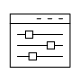 Icon of Customization designed for convenience